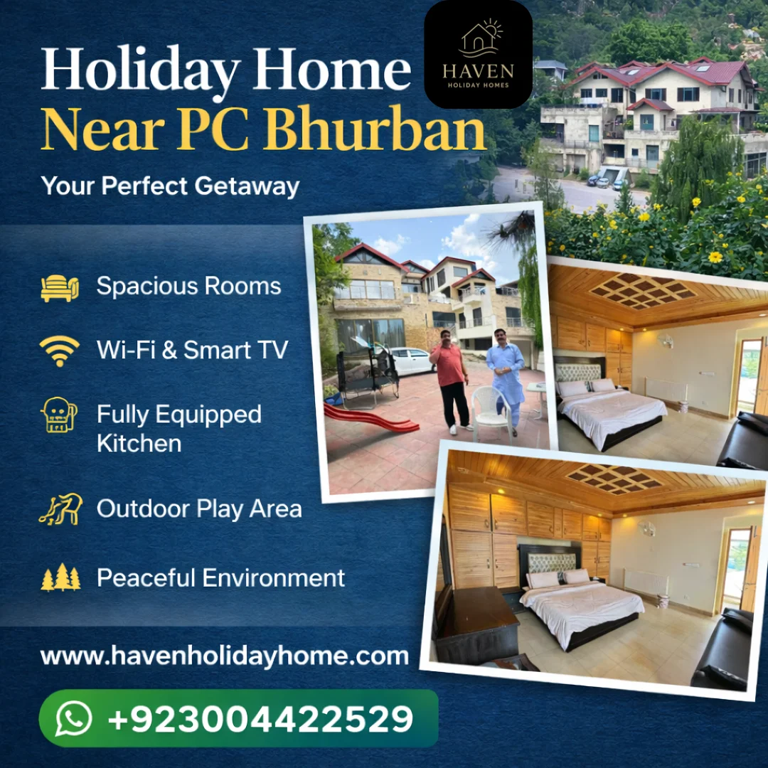 Holiday Home Near PC Bhurban - Haven Holiday Homes