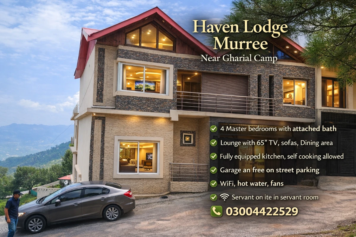 Best Family Holiday Home in Murree Near Mall Road – Haven Lodge Murree - Haven Holiday Homes