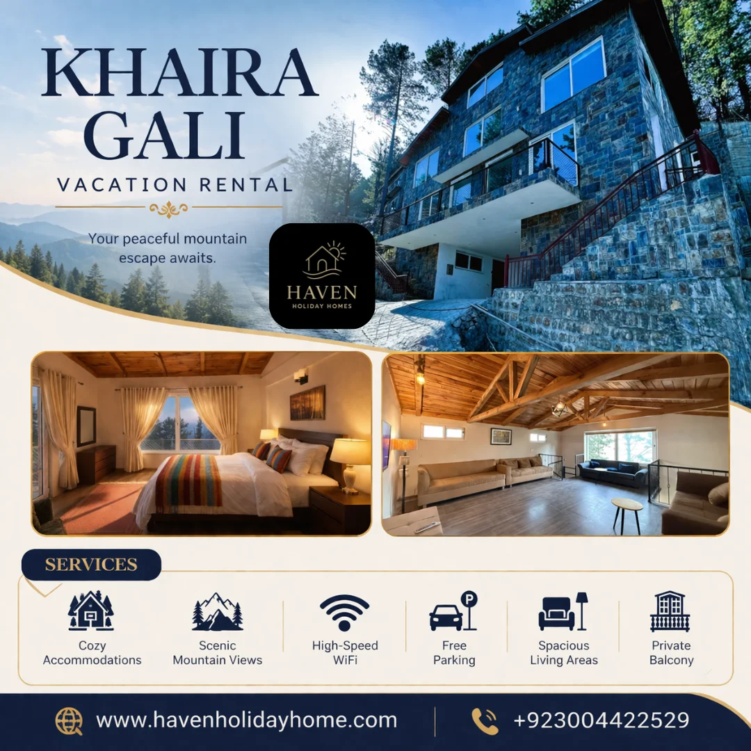 Khaira Gali Vacation Rental - Haven Holiday Homes